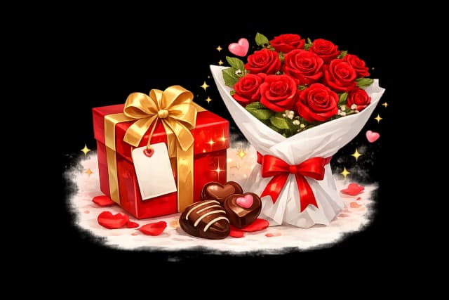 Happy Valentine Day Gift Png