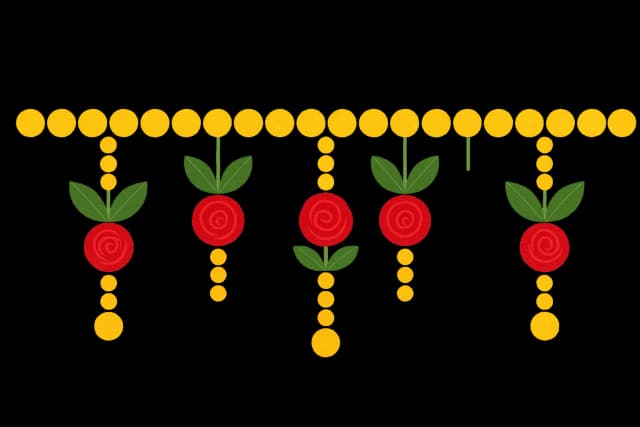 marigold flower design