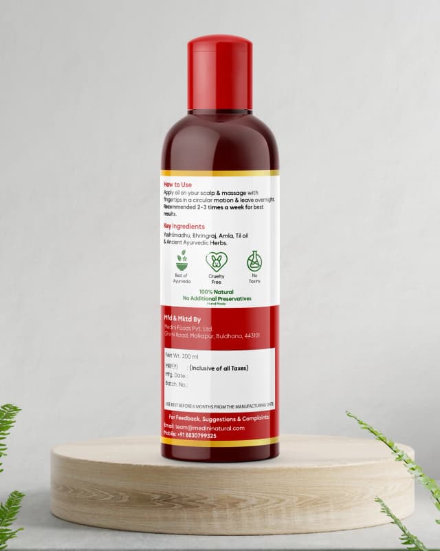 Medini 3x hair oil
