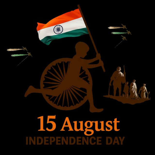 15 August Banner, Broucher, School Children , Indian Flag, png