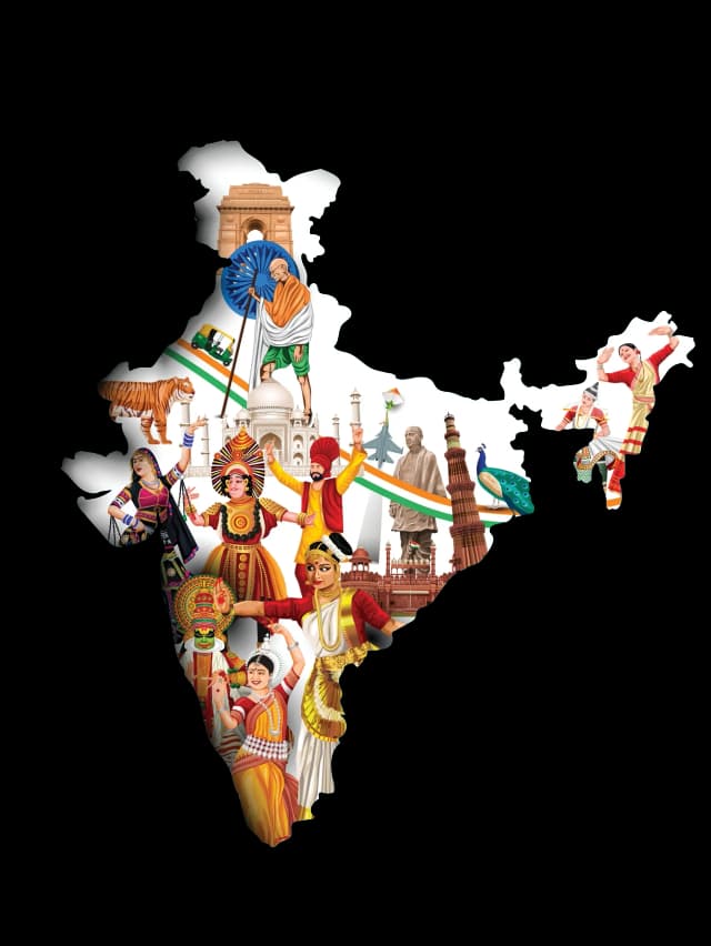 Indian Map, Indian Sanskriti,History, Indipendence day png